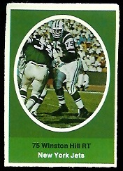 1972 Sunoco Stamps      437     Winston Hill DP